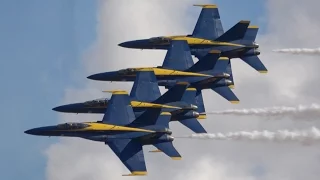 Blue Angels Low Show .. California Capital Airshow 2016 (4K)