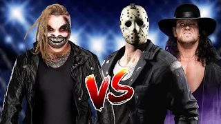 "The Fiend" Bray Wyatt vs. The Undertaker & Jason Voorhees - WWE 2024