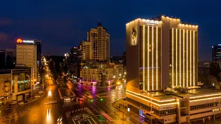 Night Kyiv, Ukraine 4K | Dji Mavic 2 Zoom