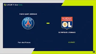 Paris Saint-Germain vs Lyon | Parc des Princes | 2021-22 Ligue 1 | PES 2021