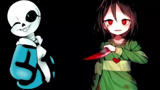 Stronger than you Sans(female)&Chara duet