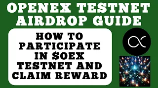 $OEX TESTNET GUIDE/HOW TO COMPLETE OPENEX TESTNET AIRDROP AND CLAIM REWARD