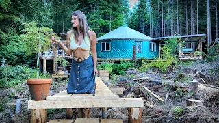 This YURT in the FOREST Will BLOW YOUR MIND | ALONE in the WILDERNESS - FULL YURT & PROPERTY TOUR