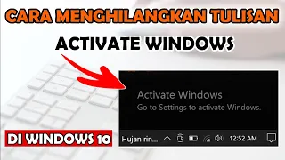 Cara Menghilangkan Activate Windows 10 di Pojok Kanan Bawah