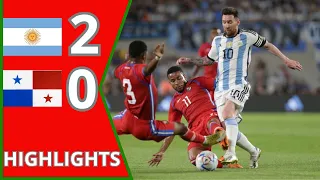 ARGENTINA VS PANAMA I 2-0 I  HIGHLIGHTS I FRIENDLY MATCH I 2023