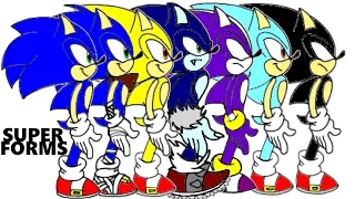 Sonic the hedgehog Animation (Including some Super/Other/random Forms) - NOT PRECISE!