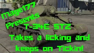 War Thunder Gameplay | Cant Kill Me! | T- 34E STZ Takes a licking and keeps on ticking!