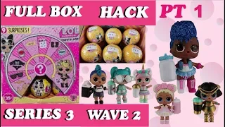 INDEPENDENT QUEEN LOL SURPRISE CONFETTI POP WAVE 2 SERIES 3 GOLD BALL PLACEMENT HACK PART 1