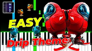 Among Us - Drip Theme (Piano Tutorial Easy)