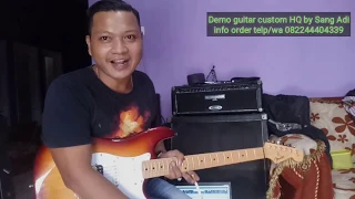 Mencari alasan ( EXIST ) guitar cover and demo guitar custom/replika HQ by Sang Adi