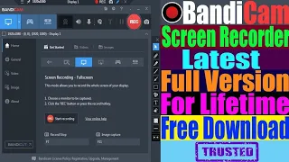 How To Register In Bandicam Free / Best Screen Recorder For Low End Pc