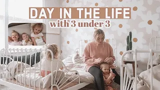 REAL DAY IN THE LIFE OF A STAY HOME MOM | TWO TODDLER AND A BABY |Autumn Auman