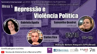 Mesa 1: Repressão e violência política