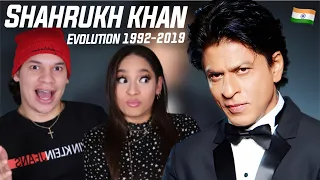 The Face of Bollywood | Waleska & Efra React to 'Shahrukh Khan Evolution (1992-20?)'