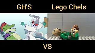 Medical checkup - Lego vs original Five nights at Freddy's security breach