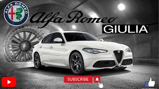 Pure Performance: Conquer Every Mile with Alfa Romeo Giulia.  |Luxury Car| |Sports Sedan|.