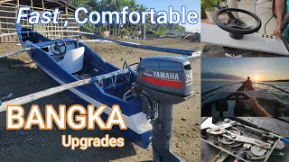 Custom Bangka with Yamaha Outboard  gets Upgrades   Riding in Style