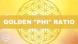 Golden "Phi" Ratio - 1.618 Hz - Fibonacci Sequence - Monaural Beats - Meditation Music