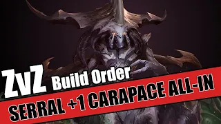 Build Order Tutorial: ZvZ Serral +1 Carapace Attack