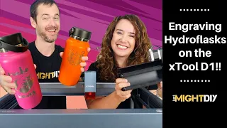 How to Engrave a Hydroflask with the xTool D1 Rotary Laser Engraver