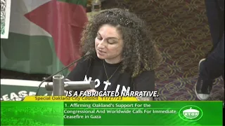 Disturbing Antisemitism at 11/27 Oakland City Council Meeting