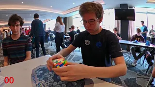 5x5 Cube European Record: 33.57