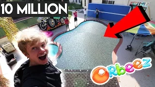 FILLED MY POOL WITH 10 MILLION ORBEEZ | Sam Golbach