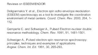 Lecture 6: ELDOR detected NMR and ESEEM by Prof. Daniella Goldfarb