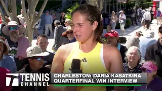 Daria Kasatkina Digs Deep for Comeback Victory | 2024 Charleston Quarterfinal