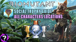 Biomutant | All Side Characters Locations Guide | Social Trophy