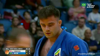 WORLD MASTERS JUDÔ 2022 - Rafael Macedo (90kg) vence Beka Gviniashvili e é bronze em Israel