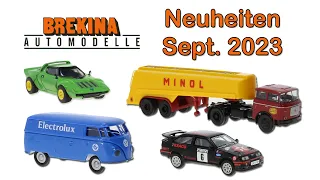 Brekina Modellauto Neuheiten September 2023 | Spur H0