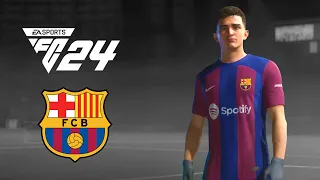 EAFC 24 PS5 - FC BARCELONA - PLAYER FACES AND RATINGS - 4K60FPS