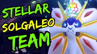 Stellar Tera Solgalego! Pokemon VGC Regulation G 2024 Scarlet and Violet Competitive Wifi Battles