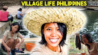 Washing laundry in the SPRING | Philippine countryside life