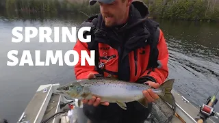 Early spring landlocked salmon  | Trolling Maine Ep 1