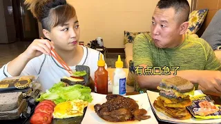 如果和他客气啥都吃不到，没办法了#eating show#eating challenge#husband and wife eating food#eating #asmr eating