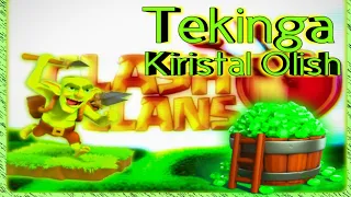 TEKINGA KIRISTAL OLISH // CLASH OF CLANSDA KIRISTAL ISHLASH