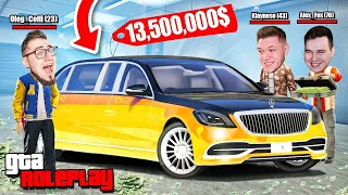 КУПИЛ НОВЫЙ MERCEDES MAYBACH PULLMAN ЗА 13.500.000$! ОХ НЕ СЛАДКО БУДЕТ КОПАМ! (GTA 5 RP)