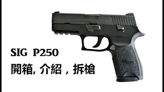 (廣東話) SIG P250   開箱, 介紹，拆槍, 香港警槍, HKP