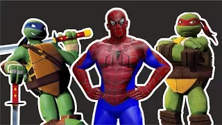 Spiderman Vs Ninja Turtles - Epic Battle