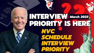 Breaking News: INTERVIEW Priority Schedule 2023 By NVC? Immigrant Visa Interview Priority, Backlogs