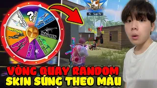 Supi Random Vòng Quay Chọn Full Skin Súng Theo Màu Sắc Để Leo Rank Thách Đấu !!!