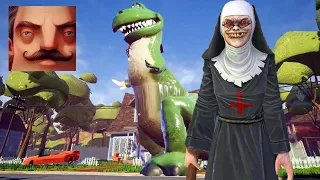 Hello Neighbor - My New Neighbor Old Evil Nun Act 3 Gameplay Walkthrough