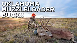 BIG Oklahoma Buck!! | Muzzleloader Deer Hunting!