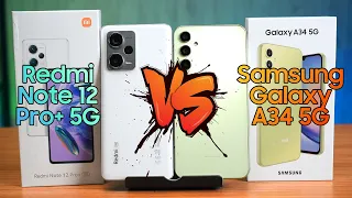 Battle of the mid-range king! 🤜💥🤛 Redmi Note 12 Pro+ 5G vs Samsung Galaxy A34 5G