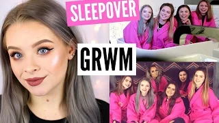 DRUGSTORE GRWM + COME WITH ME TO THE BETTY SLEEPOVER! | sophdoesnails