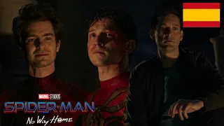 Tom, Andrew y Tobey se conocen por primera vez - [Spider-Man No Way Home] (Castellano) HD