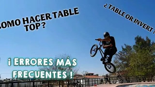 Como hacer Table Top Bmx / How to do Invert Bmx / BMX