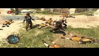 Assassin's Creed 4 Black Flag Черный Флаг прохождение 46 Контору атакуют Вор на рынке Гонка вооружен